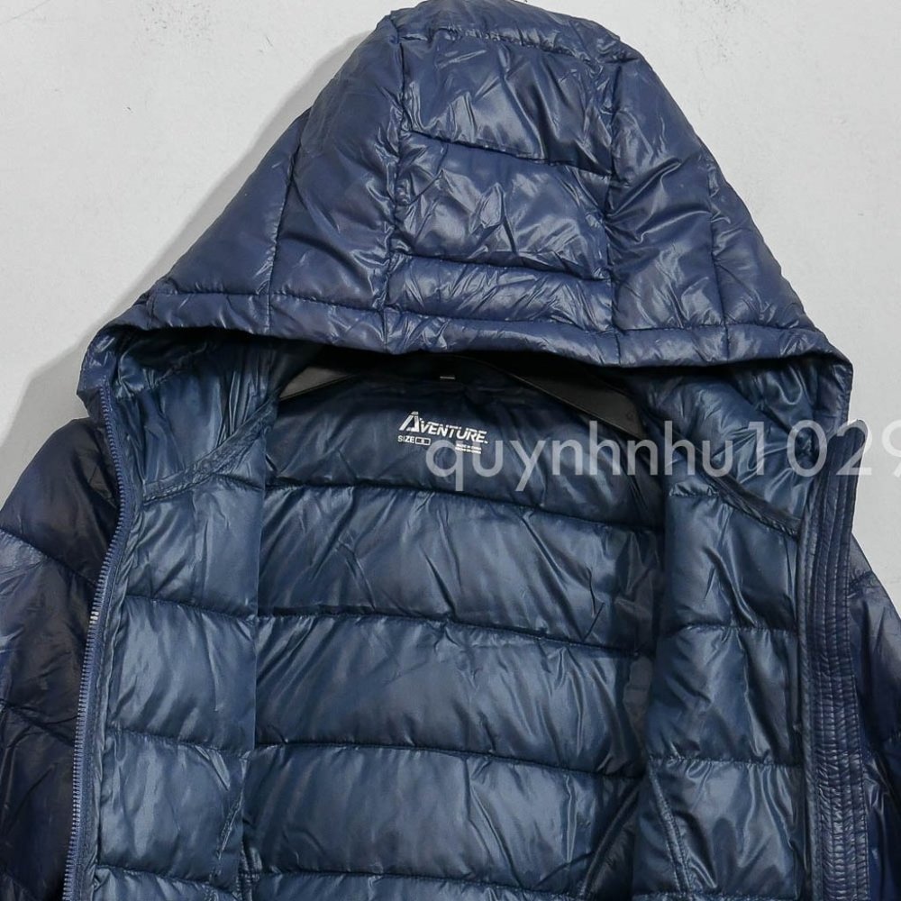 Aventure Ladies' 3/4 Length Puffer Jacket in BLue - Picture 5 of 7
